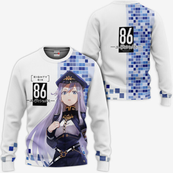 Lena Vladilena Milize Hoodie Custom Anime 86 Eighty Six Merch Clothes 2