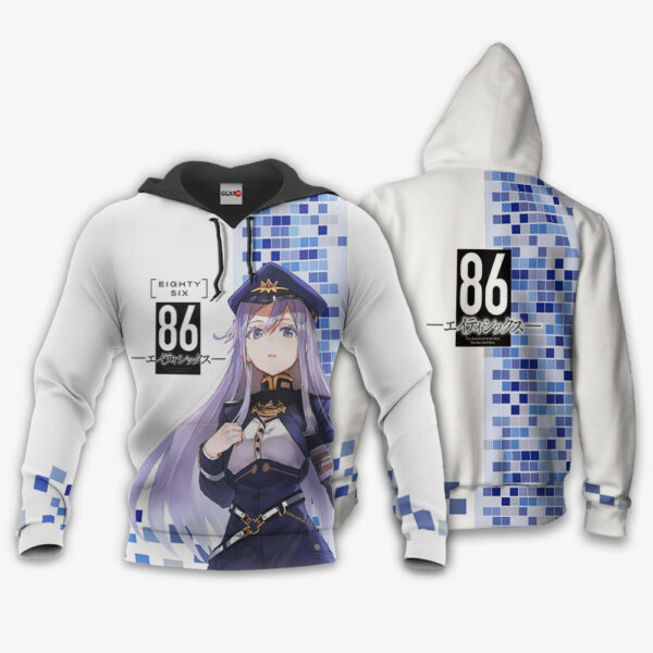 Lena Vladilena Milize Hoodie Custom Anime 86 Eighty Six Merch Clothes 3