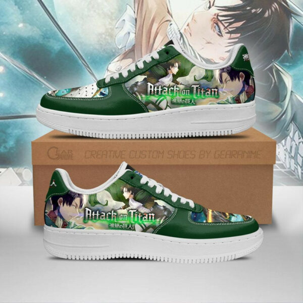 Levi Ackerman Attack On Titan Shoes AOT Anime Sneakers 1