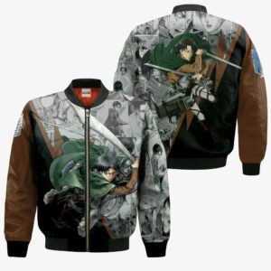 Levi Ackerman Hoodie Custom Attack On Titan Anime Merch Clothes Manga Style 9