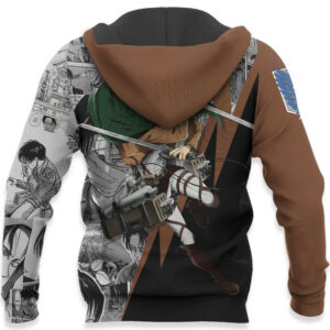 Levi Ackerman Hoodie Custom Attack On Titan Anime Merch Clothes Manga Style 10