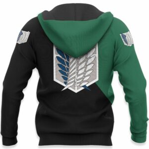 Levi Ackerman Hoodie Shirt Attack On Titan Anime Zip Jacket 10