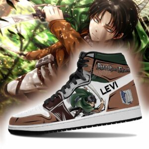 Levi Ackerman Shoes Attack On Titan Anime Shoes 6