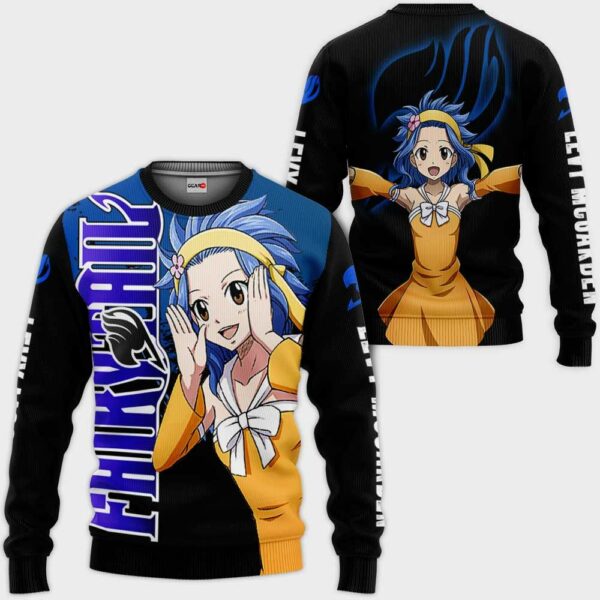 Levy McGarden Hoodie Fairy Tail Anime Merch Stores 2