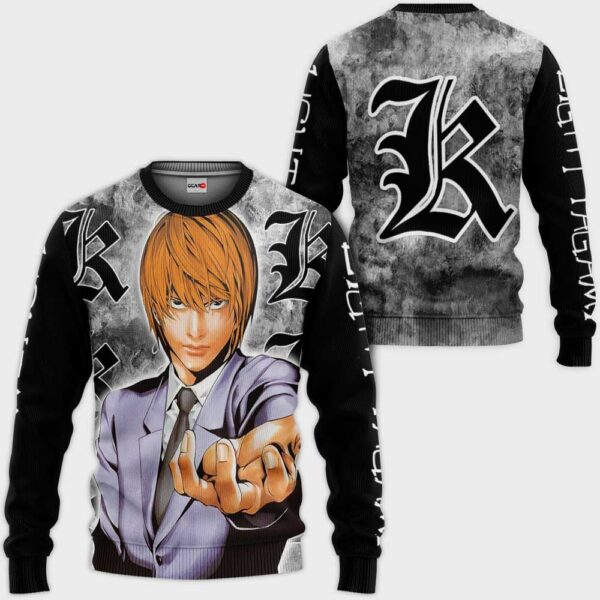 Light Yagami Hoodie Kira Anime Merch 2