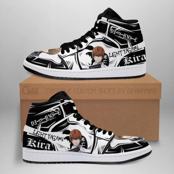 Light Yagami Shoes Custom Death Note Anime Sneakers Fan MN05 1
