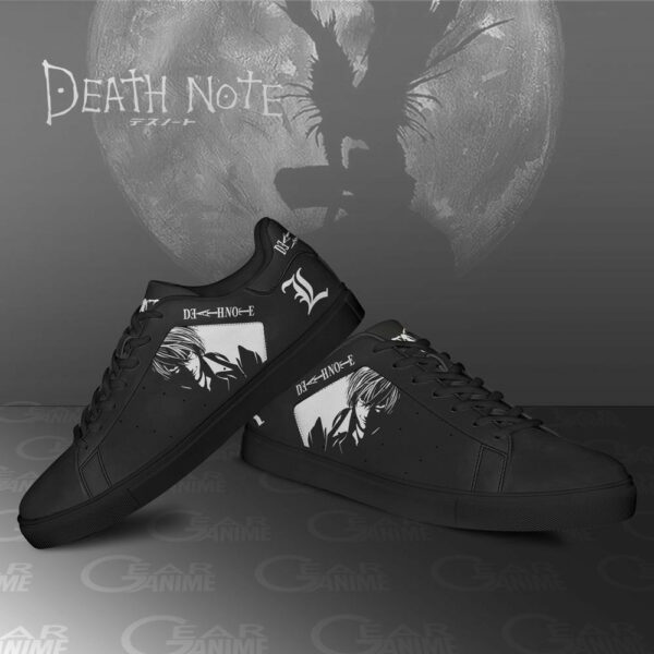 Light Yagami Skate Shoes Death Note Custom Anime Sneakers SK11 3