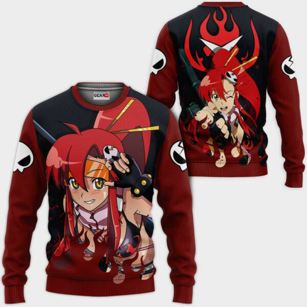 Littner Yoko Hoodie Custom Tengen Toppa Gurren Lagann Anime Merch Clothes 2