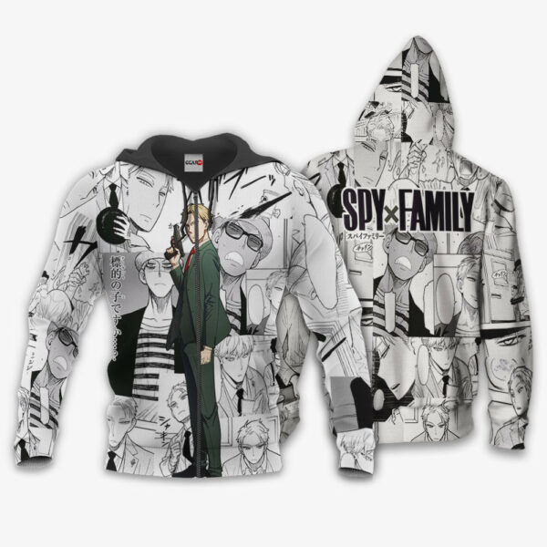 Loid Forger Hoodie Custom Spy x Family Anime Merch Clothes Mix Manga 1