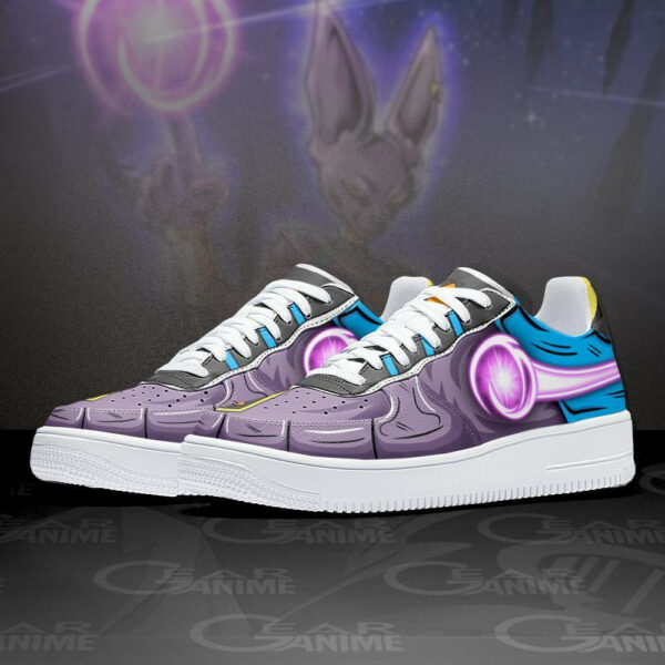 Lord Beerus Air Shoes Power Skill Custom Dragon Ball Anime Sneakers 2