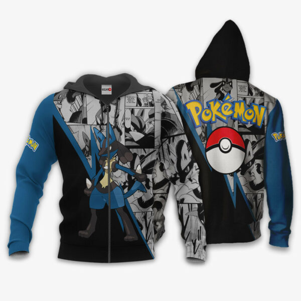 Lucario Hoodie Custom Anime Pokemon Merch Clothes Mix Manga 1