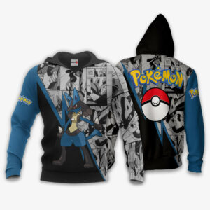 Lucario Hoodie Custom Anime Pokemon Merch Clothes Mix Manga 8