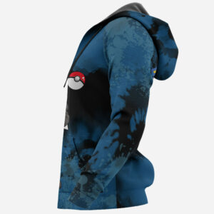 Lucario Hoodie Custom Pokemon Anime Merch Clothes Tie Dye Style 11