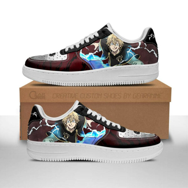 Luck Voltia Shoes Black Bull Knight Black Clover Anime Sneakers 1