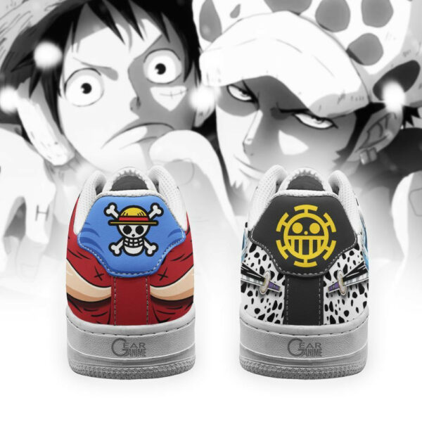 Luffy and Law Air Shoes Custom Anime One Piece Sneakers 3