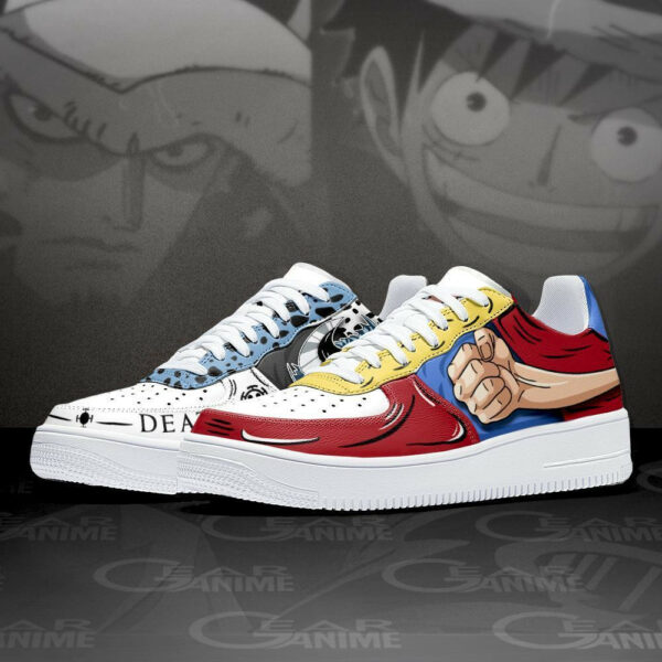 Luffy and Law Air Shoes Custom Anime One Piece Sneakers 2