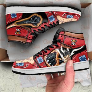 Luffy Armament Haki Shoes Custom OP Anime Sneakers 7
