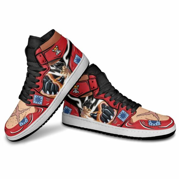Luffy Armament Haki Shoes Custom OP Anime Sneakers 5