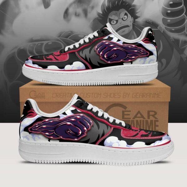Luffy Gear 4 Air Shoes Custom Anime One Piece Sneakers 1