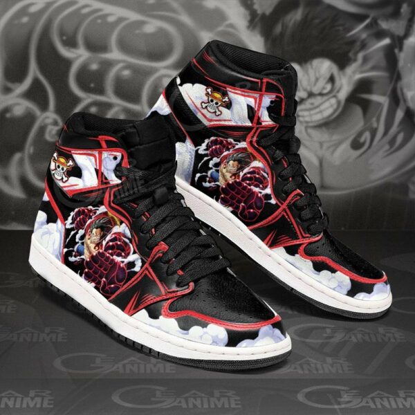 Luffy Gear 4 Shoes Custom Snakeman One Piece Anime Sneakers 2