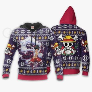 Luffy Gear 4 Ugly Christmas Sweater One Piece Anime Xmas 7