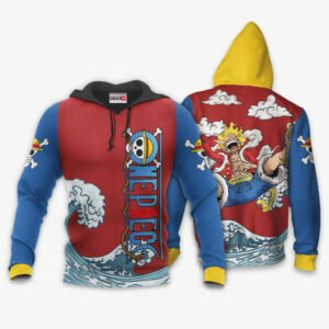 Luffy Gear 5 Hoodie Custom Awakening One Piece Anime Merch Clothes 8