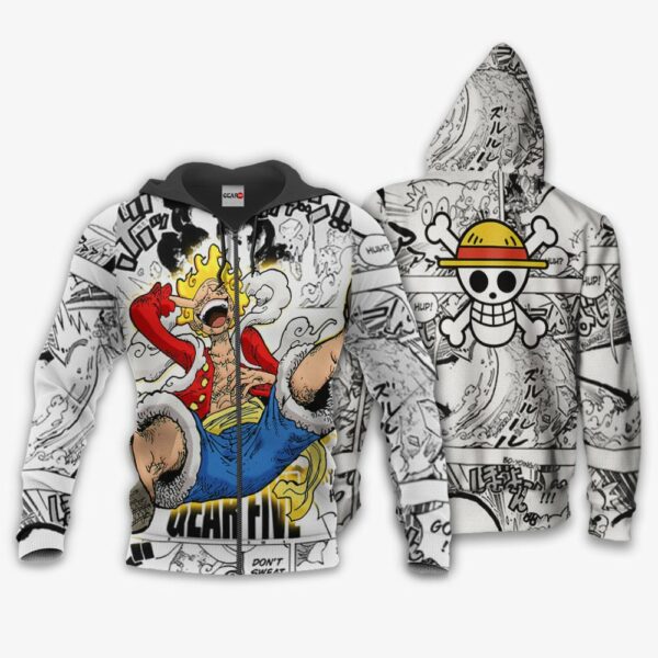 Luffy Gear 5 Hoodie Custom One Piece Anime Merch Clothes Mix Manga 1