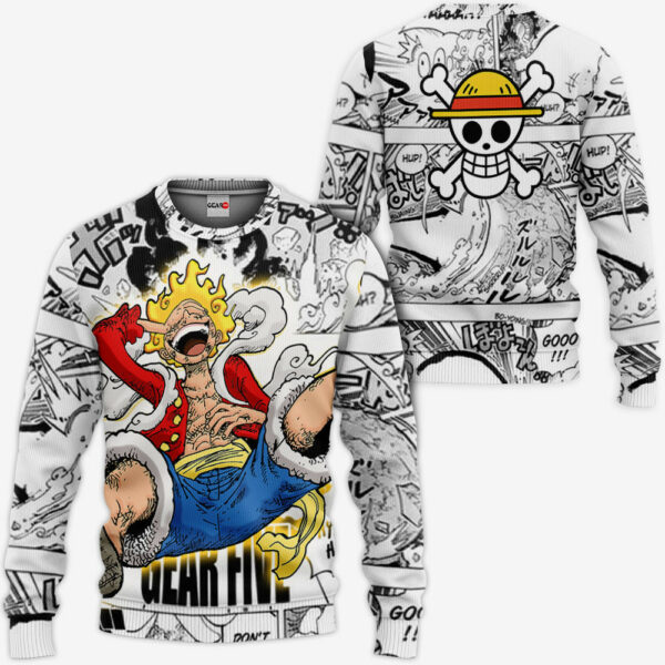 Luffy Gear 5 Hoodie Custom One Piece Anime Merch Clothes Mix Manga 2