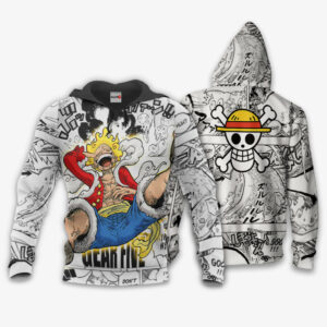 Luffy Gear 5 Hoodie Custom One Piece Anime Merch Clothes Mix Manga 8