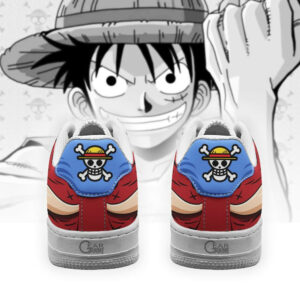 Luffy Gomu Gomu Air Shoes Custom Anime One Piece Sneakers 6