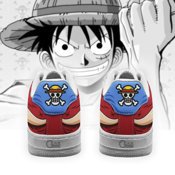Luffy Gomu Gomu Air Shoes Custom Anime One Piece Sneakers 3
