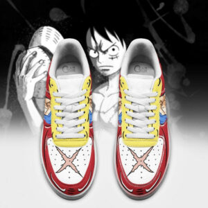 Luffy Gomu Gomu Air Shoes Custom Anime One Piece Sneakers 7