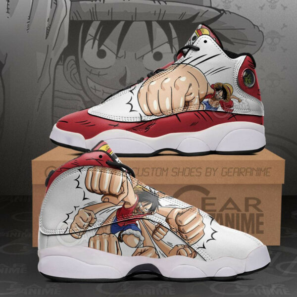 Luffy Shoes Gomu Gomu Custom Anime One Piece Sneakers 2
