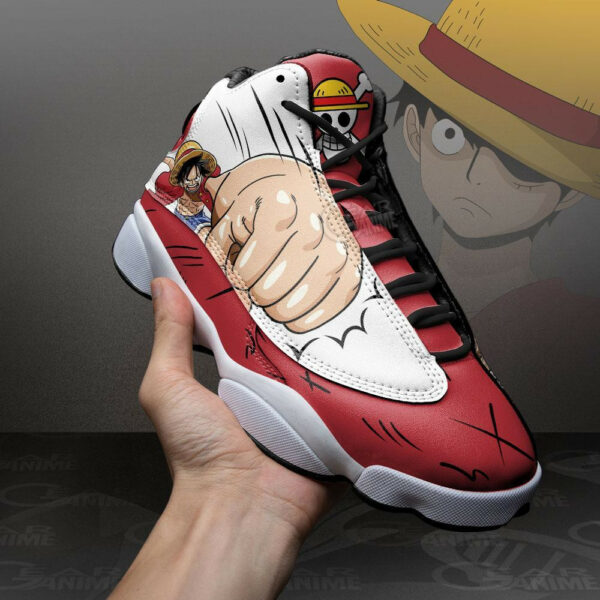 Luffy Shoes Gomu Gomu Custom Anime One Piece Sneakers 3