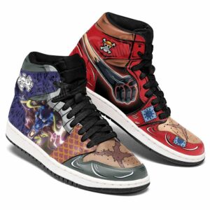 Luffy vs Kaido Shoes Custom One Piece Anime Sneakers 6