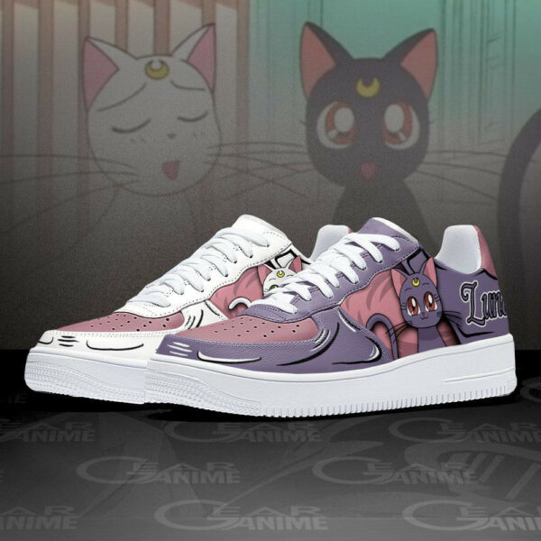 Luna and Artemis Air Shoes Custom Sailor Anime Sneakers 2