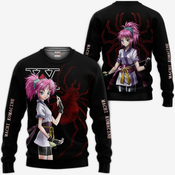 Machi Komacine Phantom Troupe Hoodie Custom Anime HxH Merch Clothes 2