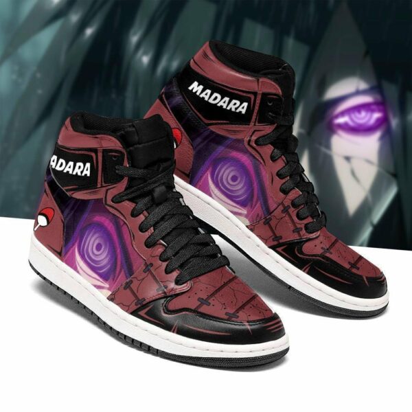 Madara Rinnegan Eye Shoes Anime Shoes Costume 1