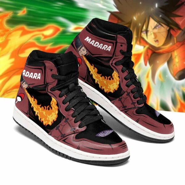 Madara Sneakers Jutsu Fire Release Shoes Anime Shoes 1