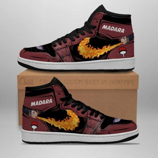 Madara Sneakers Jutsu Fire Release Shoes Anime Shoes 2