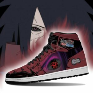 Madara Sneakers Rinnegan & Mangekyou Shoes High Top Anime 7