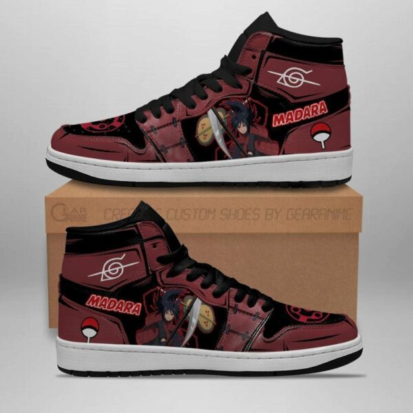 Madara Uchiha Shoes Custom Fighting Anime Sneakers 2