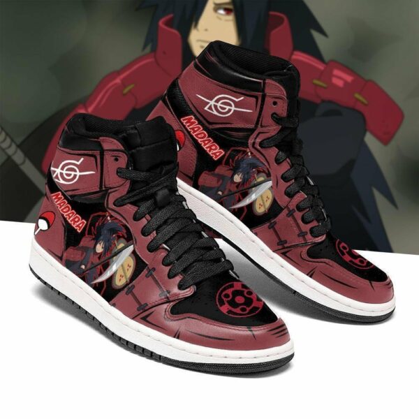 Madara Uchiha Shoes Custom Fighting Anime Sneakers 1