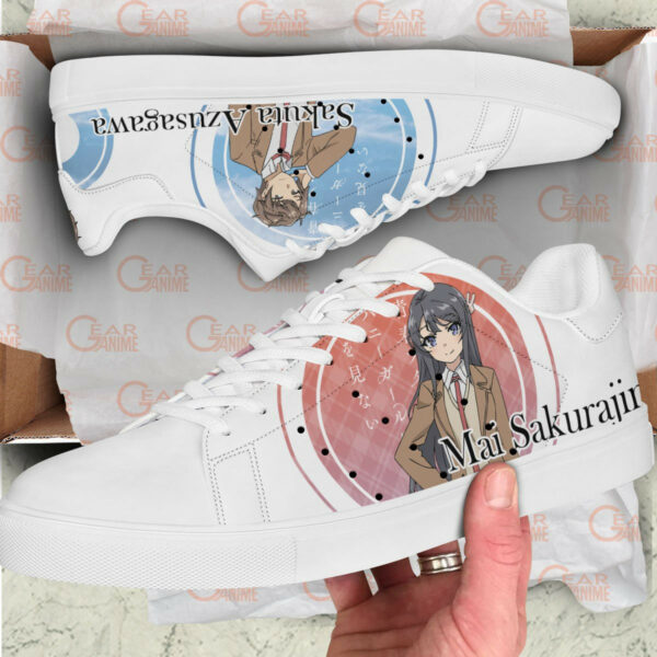 Mai Sakurajima & Sakuta Azusagawa Skate Shoes Custom Anime Bunny Girl Senpai Shoes 2