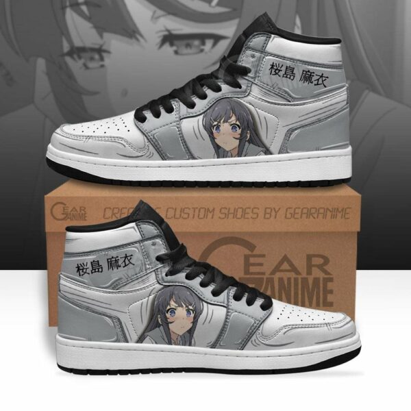 Mai Sakurajima Shoes Custom Bunny Girl Senpai Anime Sneakers 1