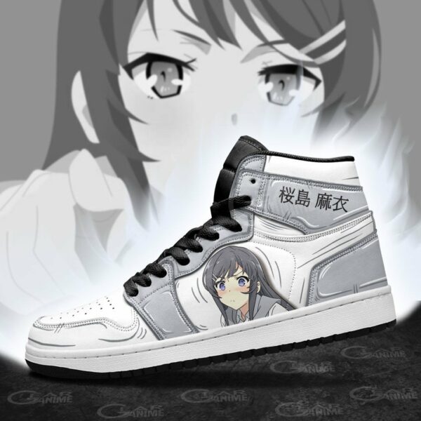 Mai Sakurajima Shoes Custom Bunny Girl Senpai Anime Sneakers 4