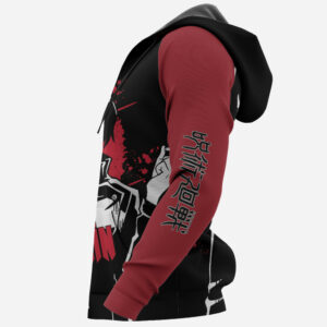 Mai Zenin Hoodie Custom Jujutsu Kaisen Anime Merch Clothes Monochrome 11