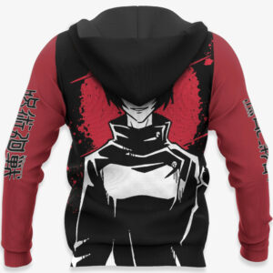 Mai Zenin Hoodie Custom Jujutsu Kaisen Anime Merch Clothes Monochrome 10