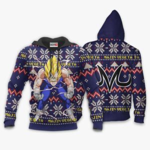 Majin Vegeta Christmas Sweater Custom Anime Dragon Ball XS12 7