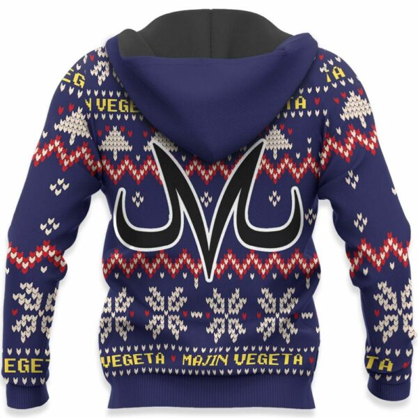 Majin Vegeta Christmas Sweater Custom Anime Dragon Ball XS12 4